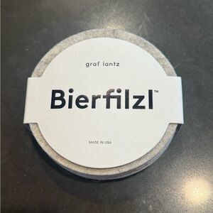 New felt Coasters - 4 Pack, light grey